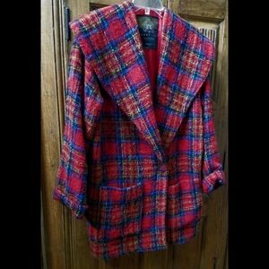 Express Plaid Wool Jacket